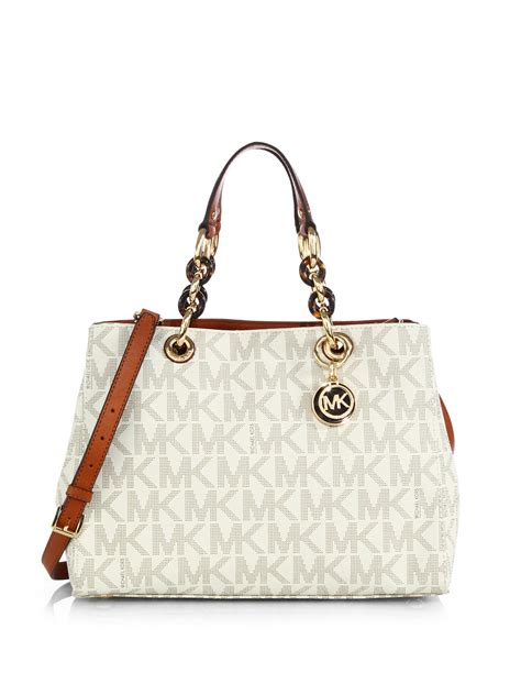 cynthis michael kors bag|Michael Kors cynthia medium satchel.